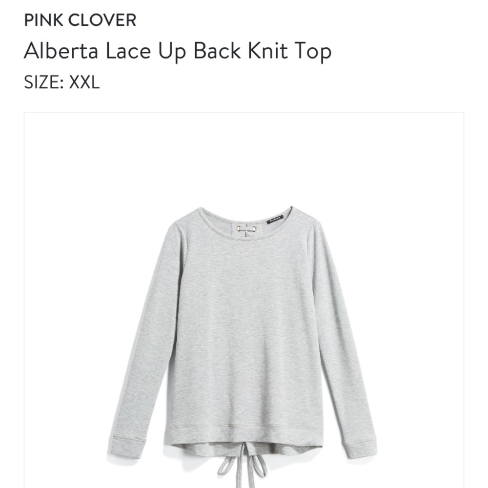 Alberta Lace Up Back Knit Top